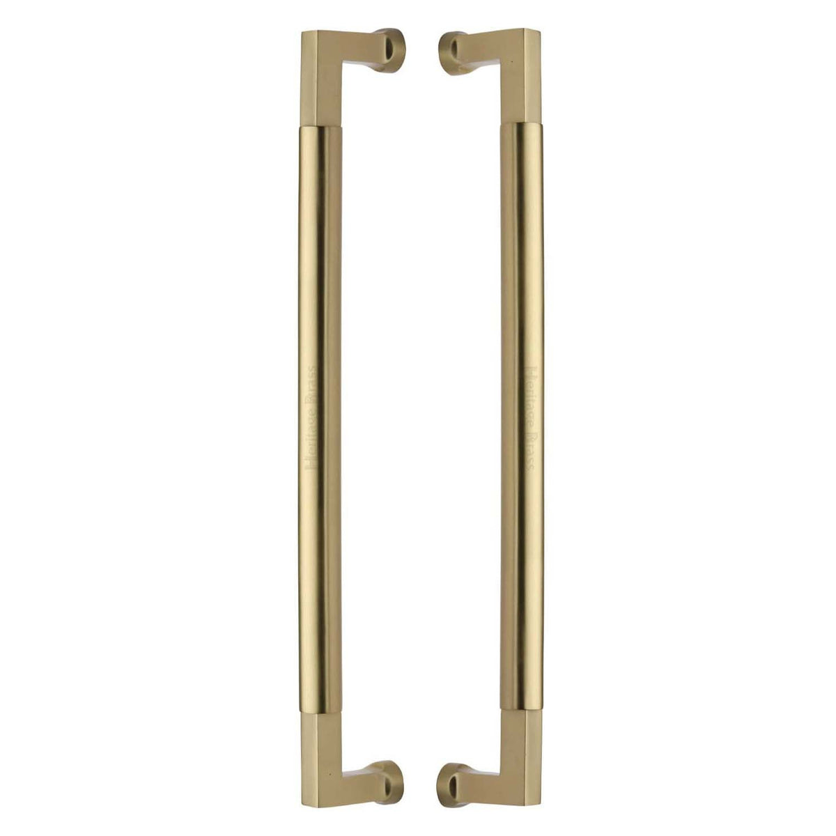Bauhaus Back to Back Door Pull Handle by M Marcus - Heritage Brass