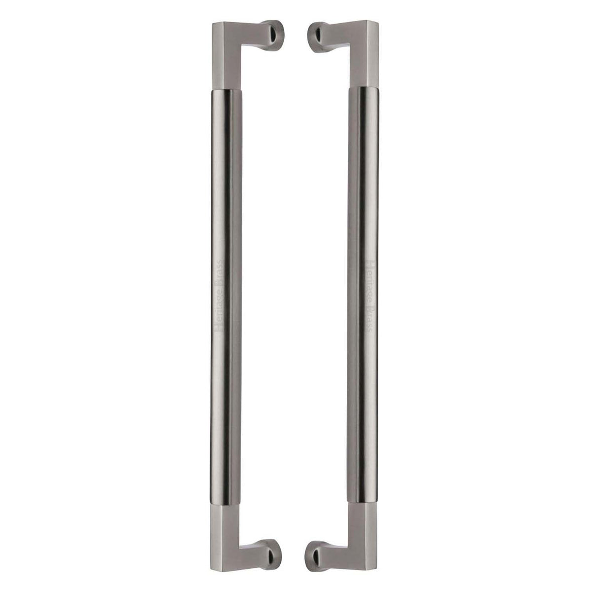 Bauhaus Back to Back Door Pull Handle by M Marcus - Heritage Brass