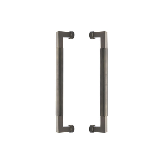 Bauhaus Knurled Back to Back Door Pull Handle by M Marcus - Heritage Brass
