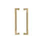 Bauhaus Knurled Back to Back Door Pull Handle by M Marcus - Heritage Brass