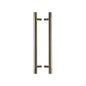 T Bar Back to Back Door Pull Handle by M Marcus - Heritage Brass
