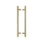 T Bar Back to Back Door Pull Handle by M Marcus - Heritage Brass