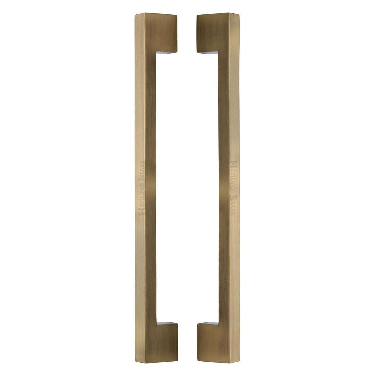 Urban Back to Back Door Pull Handle by M Marcus - Heritage Brass