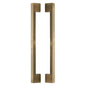 Urban Back to Back Door Pull Handle by M Marcus - Heritage Brass