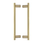Bar Back to Back Door Pull Handle by M Marcus - Heritage Brass