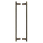 Bar Back to Back Door Pull Handle by M Marcus - Heritage Brass