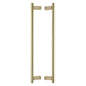 Bar Back to Back Door Pull Handle by M Marcus - Heritage Brass