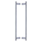 Bar Back to Back Door Pull Handle by M Marcus - Heritage Brass