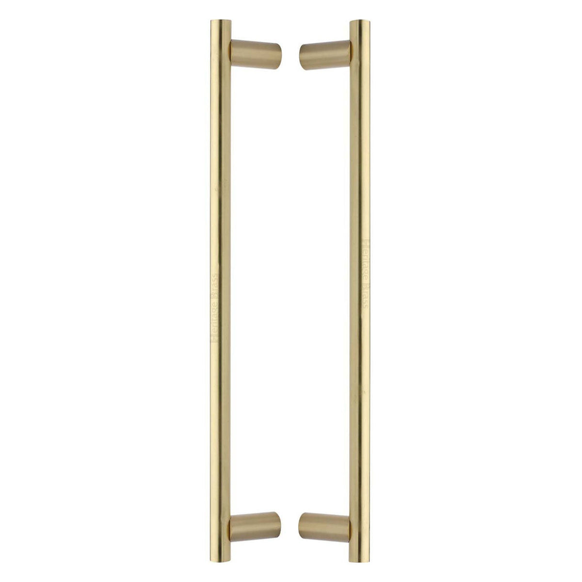 Bar Back to Back Door Pull Handle by M Marcus - Heritage Brass