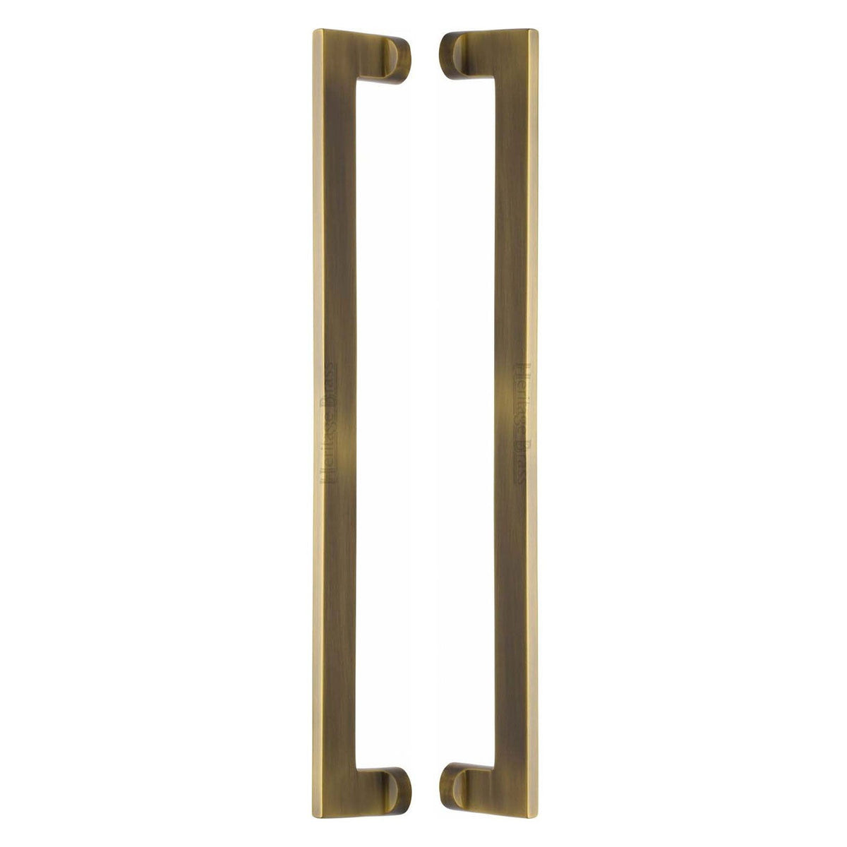 Apollo Back to Back Door Pull Handle by M Marcus - Heritage Brass