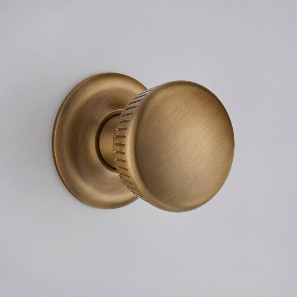 Croft - Brooklands Door Knob on Arc Rose 112cov57D by Croft Ironmongery