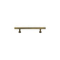 T-Bar Cabinet Pull Handle with Rose by M Marcus - Heritage Brass