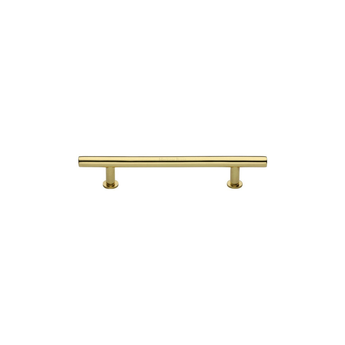 T-Bar Cabinet Pull Handle with Rose by M Marcus - Heritage Brass