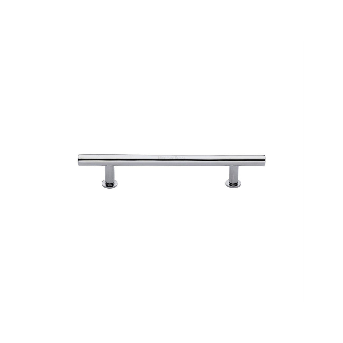 T-Bar Cabinet Pull Handle with Rose by M Marcus - Heritage Brass