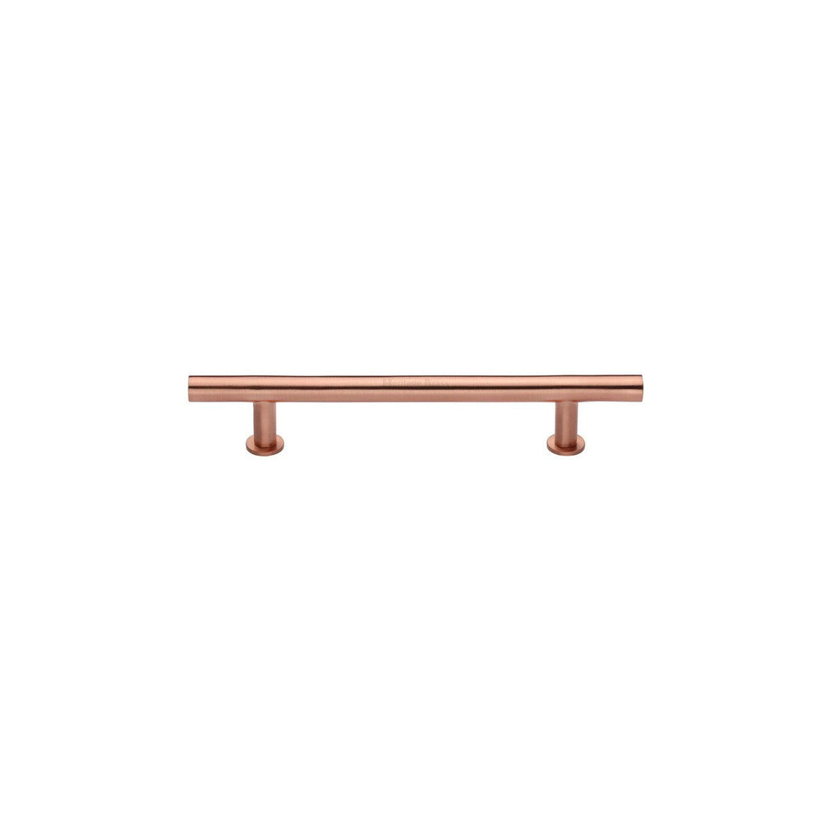 T-Bar Cabinet Pull Handle with Rose by M Marcus - Heritage Brass