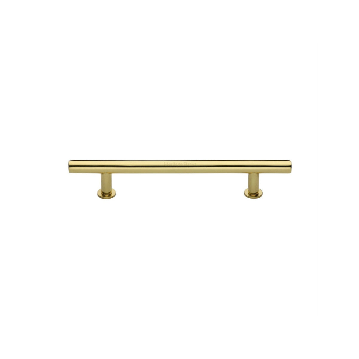 T-Bar Cabinet Pull Handle with Rose by M Marcus - Heritage Brass