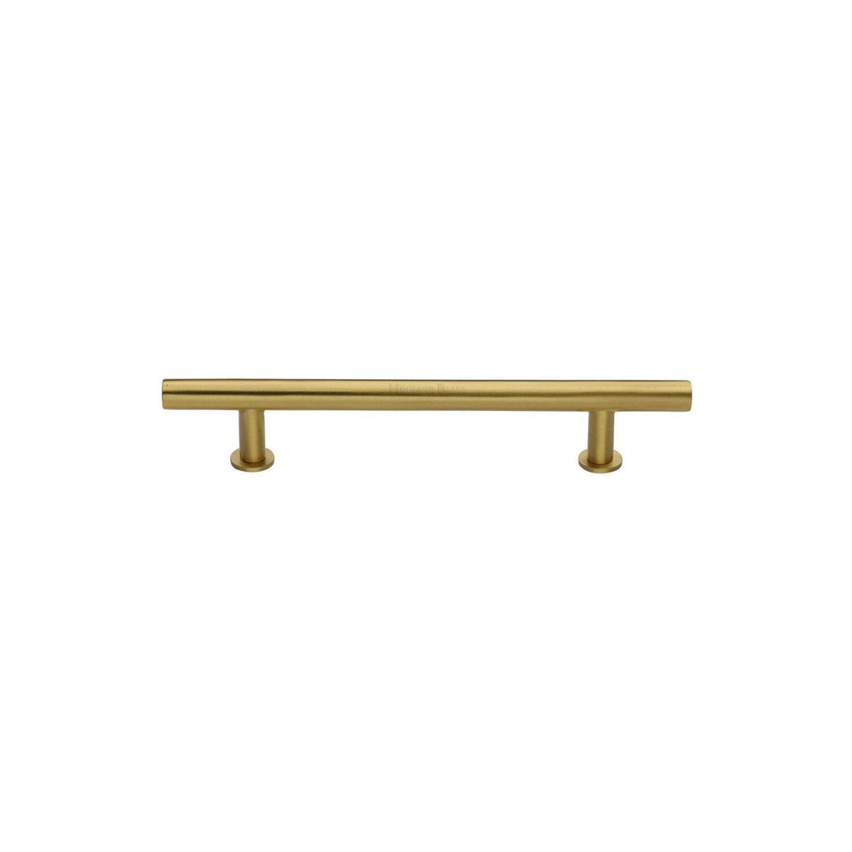 T-Bar Cabinet Pull Handle with Rose by M Marcus - Heritage Brass
