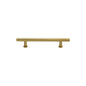 T-Bar Cabinet Pull Handle with Rose by M Marcus - Heritage Brass
