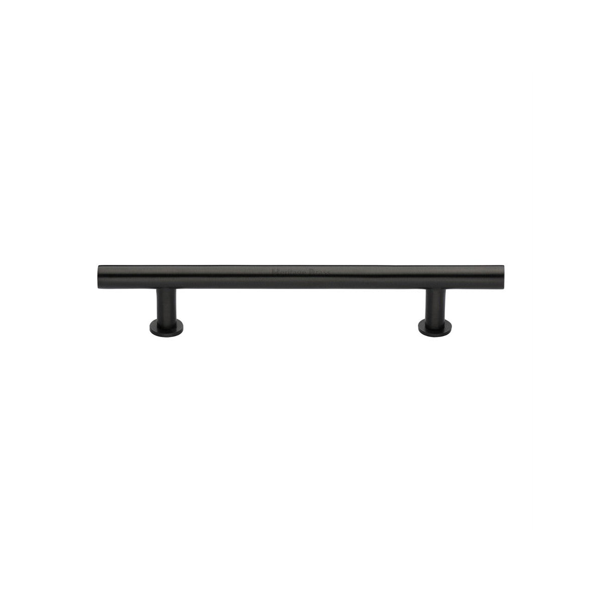 T-Bar Cabinet Pull Handle with Rose by M Marcus - Heritage Brass