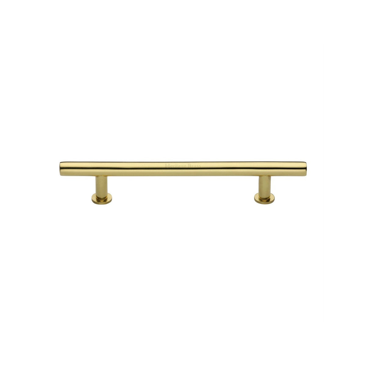 T-Bar Cabinet Pull Handle with Rose by M Marcus - Heritage Brass
