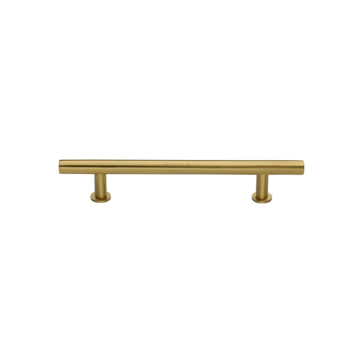 T-Bar Cabinet Pull Handle with Rose by M Marcus - Heritage Brass