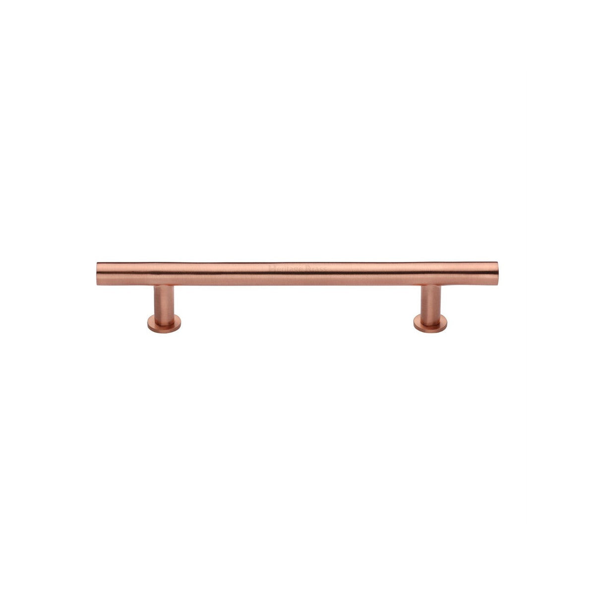 T-Bar Cabinet Pull Handle with Rose by M Marcus - Heritage Brass