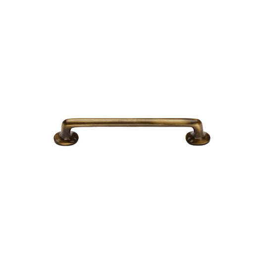 Traditional Cabinet Pull Handle - Antique Brass - 152 mm