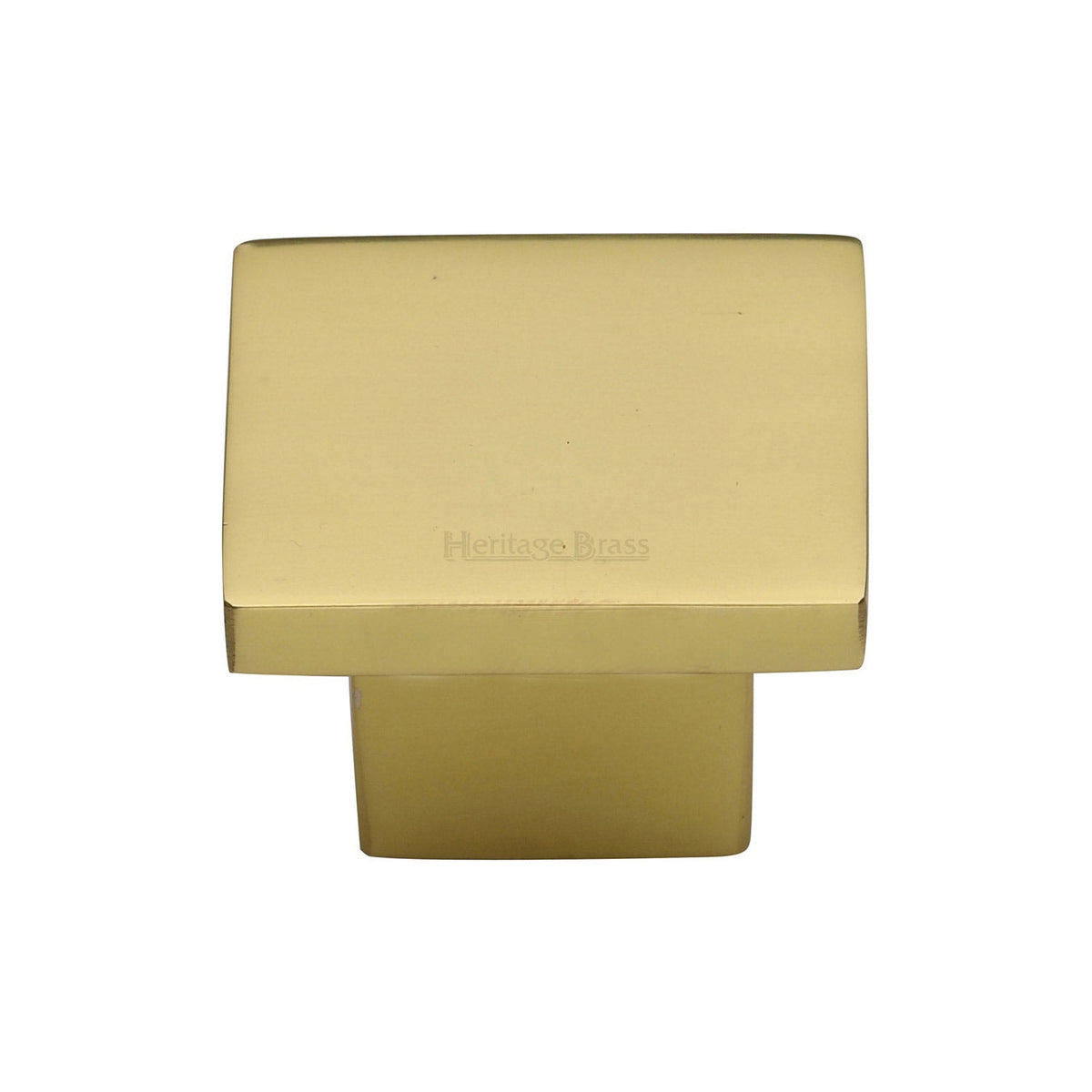Classic Square Cabinet Knob by M Marcus - Heritage Brass