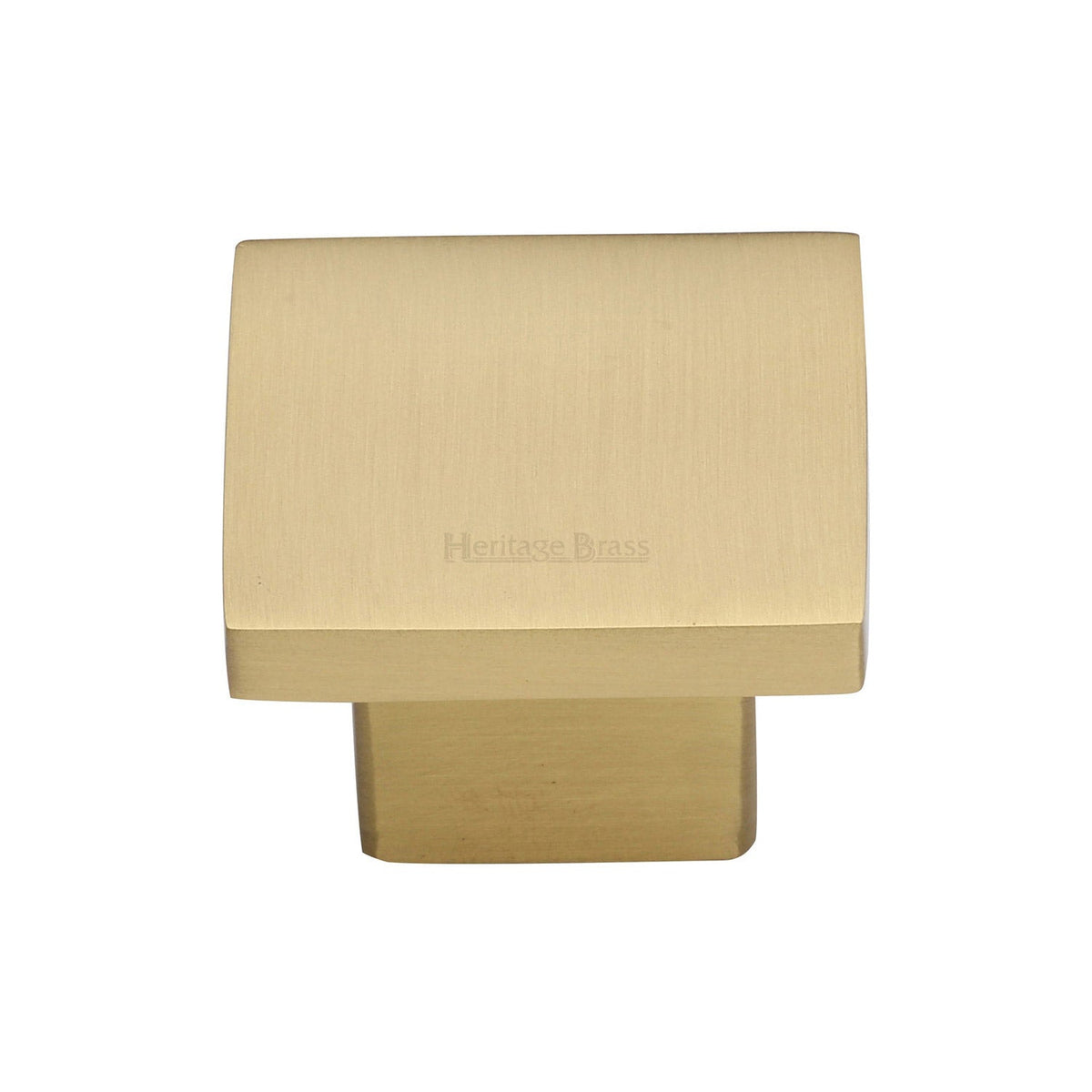 Classic Square Cabinet Knob by M Marcus - Heritage Brass