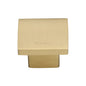Classic Square Cabinet Knob by M Marcus - Heritage Brass