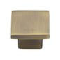 Classic Square Cabinet Knob by M Marcus - Heritage Brass