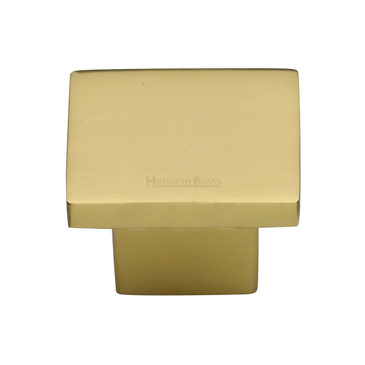 Classic Square Cabinet Knob by M Marcus - Heritage Brass