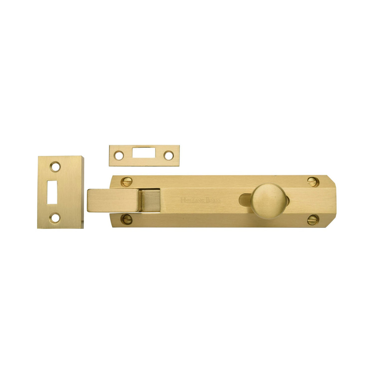 Necked Door Bolt. by M Marcus - Heritage Brass