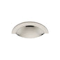Crescent Drawer Cup Pull by M Marcus - Heritage Brass