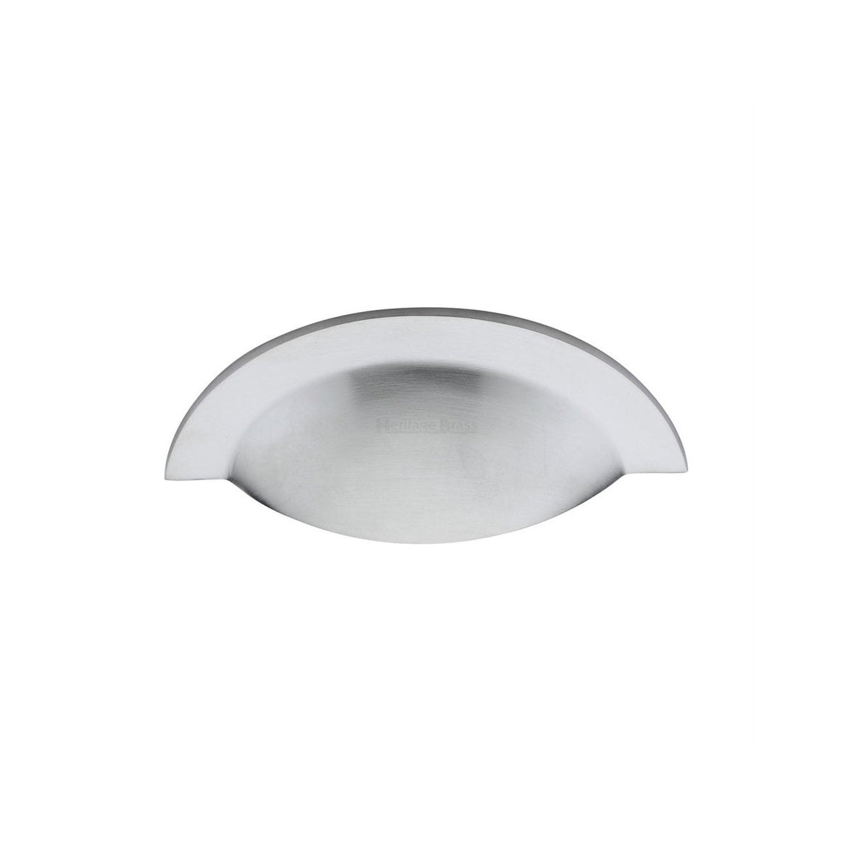 Crescent Drawer Cup Pull by M Marcus - Heritage Brass