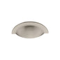 Crescent Drawer Cup Pull by M Marcus - Heritage Brass