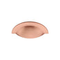 Crescent Drawer Cup Pull by M Marcus - Heritage Brass