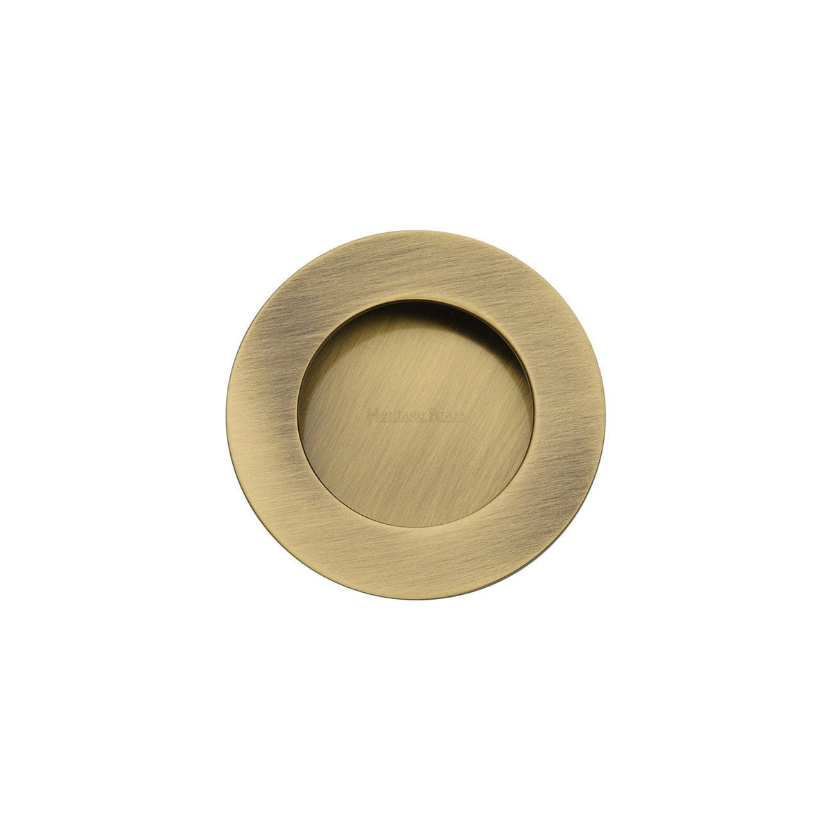 Round Flush Pull - C1835 by M Marcus - Heritage Brass