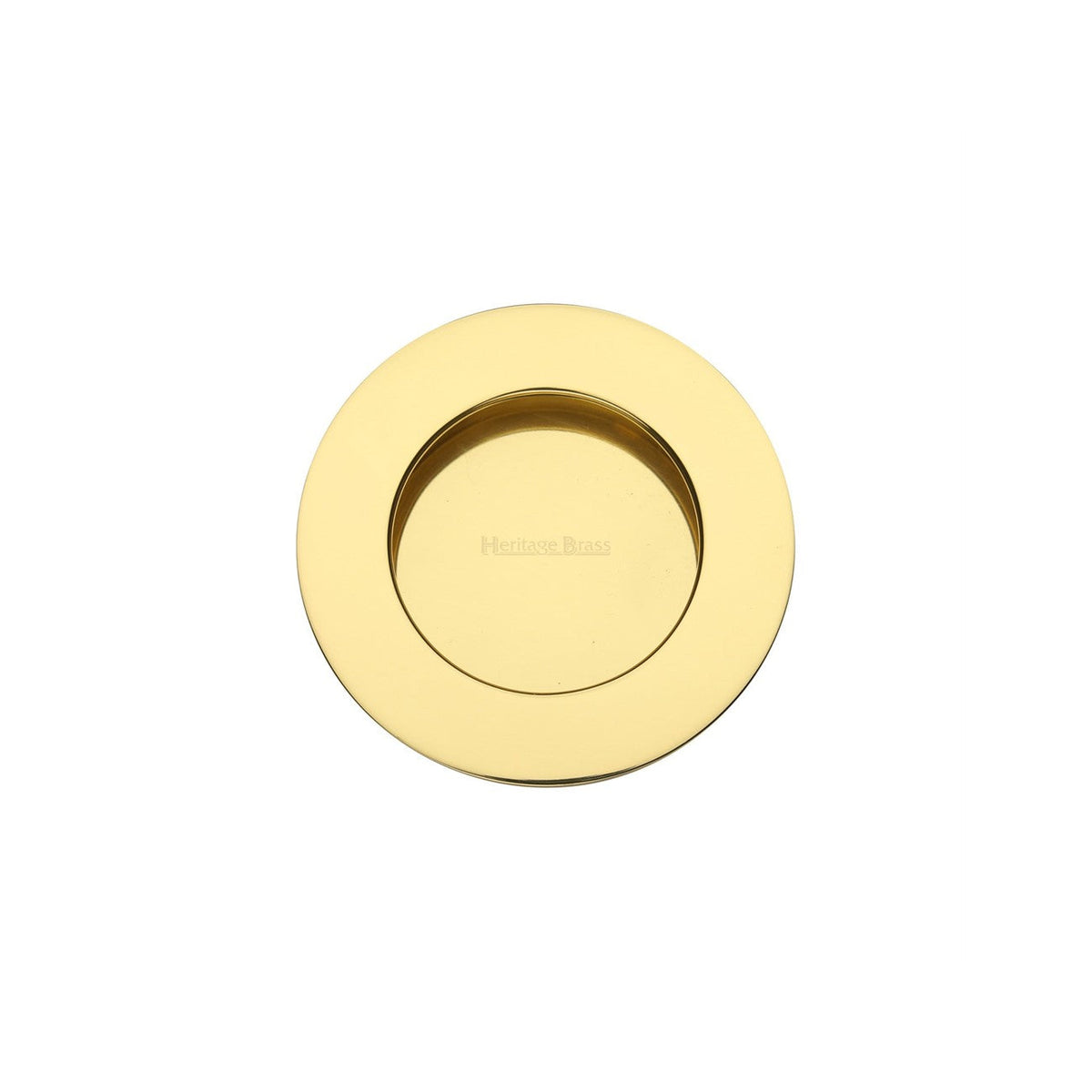 Round Flush Pull - C1835 by M Marcus - Heritage Brass