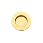 Round Flush Pull - C1835 by M Marcus - Heritage Brass
