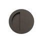 Round Half Moon Flush Pull by M Marcus - Heritage Brass