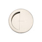 Round Half Moon Flush Pull by M Marcus - Heritage Brass