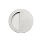 Round Half Moon Flush Pull by M Marcus - Heritage Brass