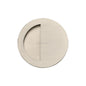 Round Half Moon Flush Pull by M Marcus - Heritage Brass
