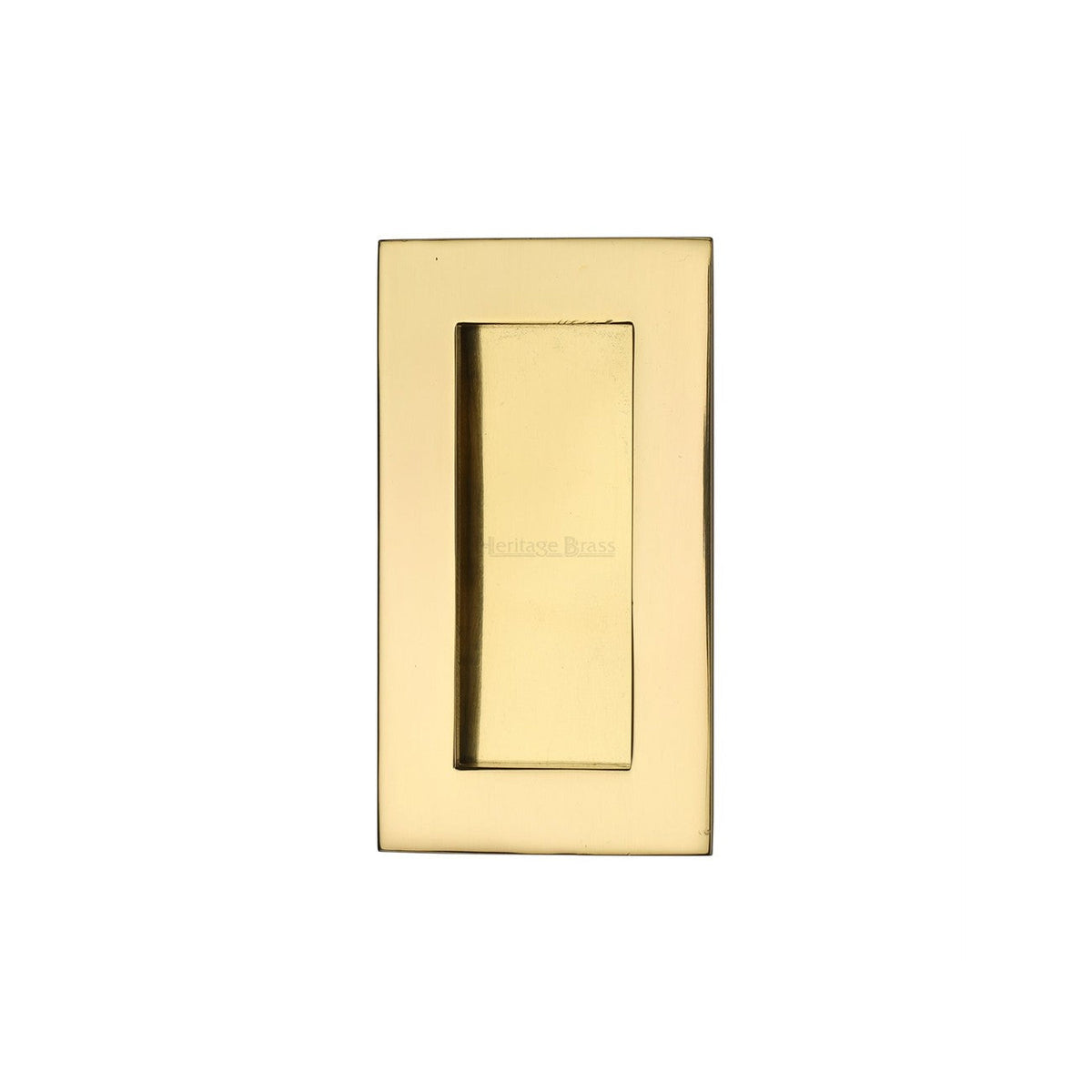 Rectangular Flush Pull - C1855 by M Marcus - Heritage Brass