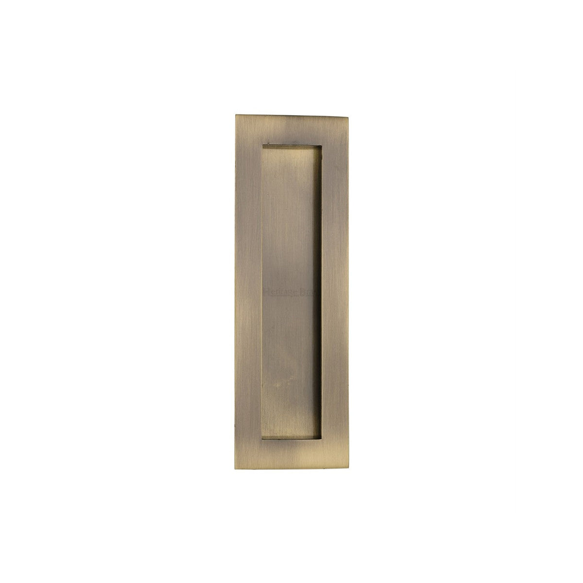 Rectangular Flush Pull - C1855 by M Marcus - Heritage Brass