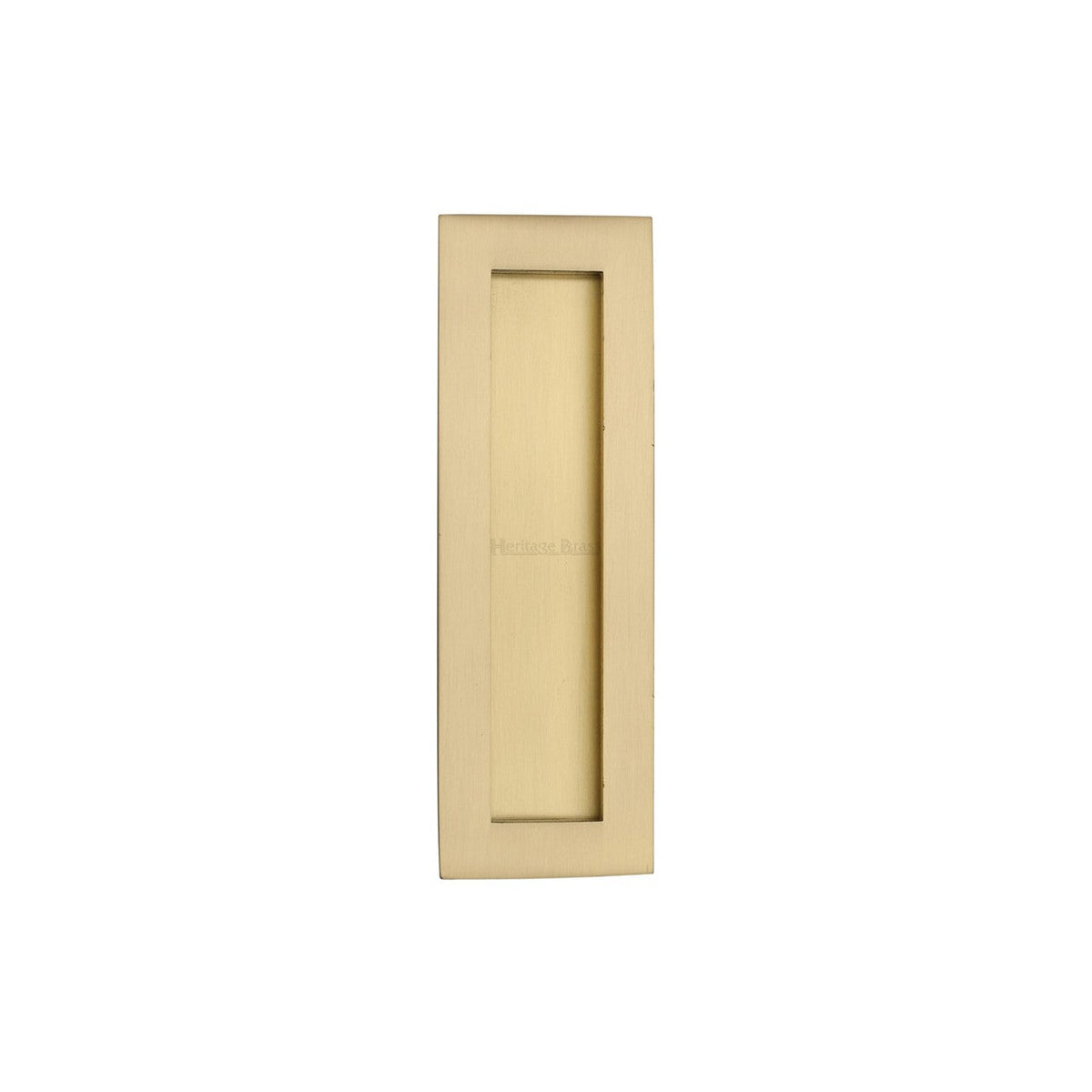 Rectangular Flush Pull - C1855 by M Marcus - Heritage Brass