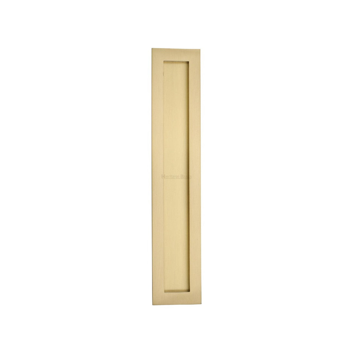 Rectangular Flush Pull - C1855 by M Marcus - Heritage Brass