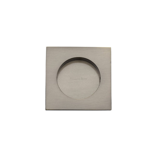 Square Flush Pull - C1860 by M Marcus - Heritage Brass