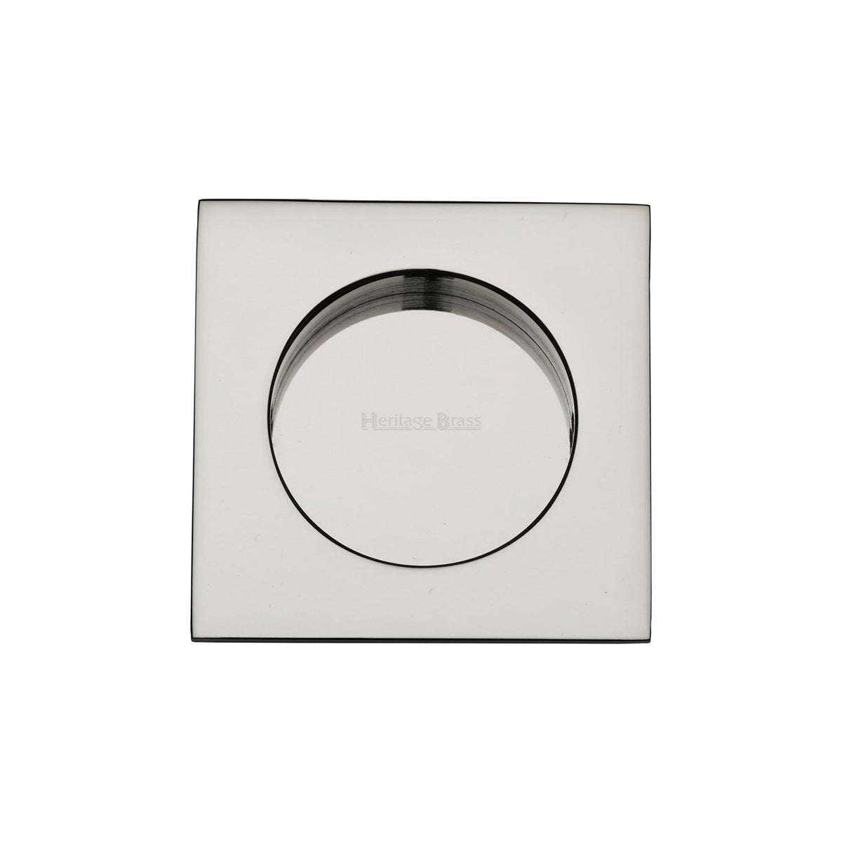 Square Flush Pull - C1860 by M Marcus - Heritage Brass